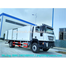 2015 NOUVEAU Camion fourgon Hongyan Genlyon 4x2, camion fourgon isolé 15-18T avec technologie IVECO 682